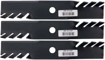 Walmart 3 USA Mower Blades Toothed for Exmark 116-5177-S 103-6396 116-5177 48 Deck offer