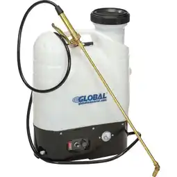 Walmart 4 Gallon Commercial Duty Battery Operated No Pump Backpack Sprayer W/Brass Handle offer