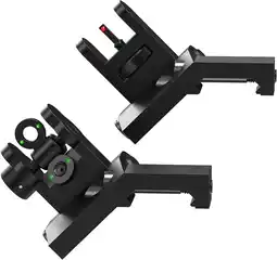 Walmart Feyachi 45 Degree Offset Iron Sight Flip up Fiber Optics Backup Front and Rear Iron Sight Set offer