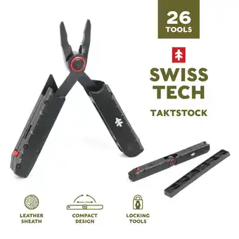 Walmart Swiss Tech Takstock AUS-8 Steel Blade 26-in-1 Folding Multitool offer