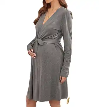 Walmart Maternity Loungewear Casual Colorblock Spaghetti Strap Dress Sets Dark Grey M offer