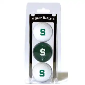 Walmart Team Golf 3755622305 NCAA Michigan State Spartans Golf Balls - Pack of 3 offer