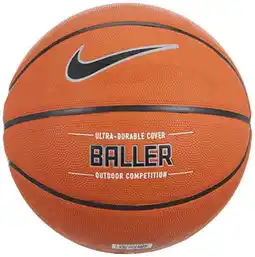 Walmart Nike Baller Basketball Full Size (29.5, Ages 13+) Amber/Black/Metallic Platinum offer