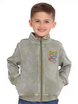 Walmart Teenage Mutant Ninja Turtles Toddler Boy Washed Graphic Print Zip Up Jacket, Sizes 12M-5T offer