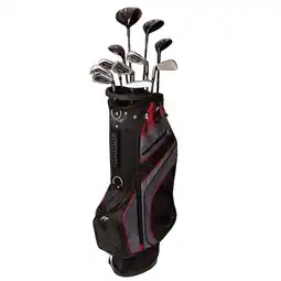 Walmart Merchants of Golf Tour X 16 Piece Black/Red Complete Set Club Set Uniflex offer