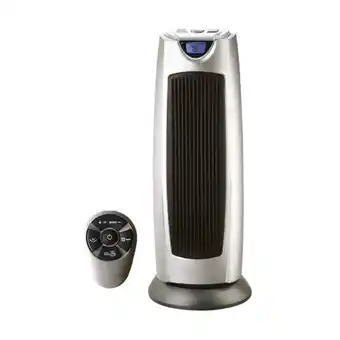 Walmart Geneva Industrial Ceramic Oscillating Tower Heater 2 Setting Fan w/ Remote offer