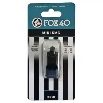 Walmart Fox 40 USA Sport Whistle, Classic Black with Mouth Grip offer