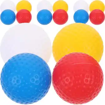 Walmart Phlegsive 16pcs Colored Golf Practice Balls for Indoor/Outdoor Training offer