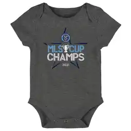 Walmart Infant Charcoal New York City FC 2021 MLS Cup Champions Locker Room Bodysuit offer