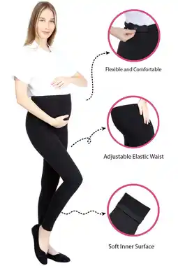 Walmart LVMA8060 - Luvmabelly Thermal Bottom Stretchy Maternity Long Leggings keeps you warm offer