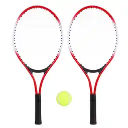 Walmart Frcolor Lightweight Portable Tennis Racquet with Ball, Ferroalloy, 20.47x8.66x1.18 offer