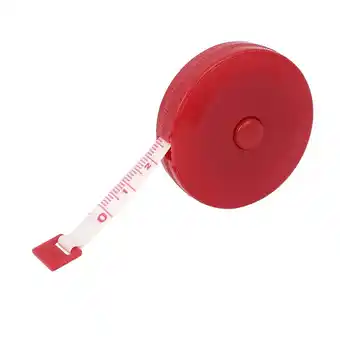 Walmart Unique Bargains Red Round Shape Sewing Tailor Dieting Cloth Measuring Ruler Tape 60 150cm offer