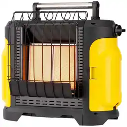 Walmart Comfort Gear 10000BTU Portable Propane Indoor Outdoor Heater, Black/Yellow offer