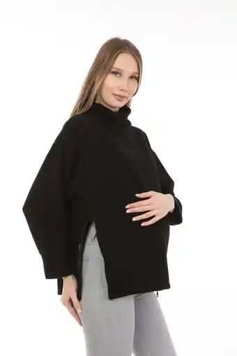 Walmart LVMA4280 - Side Zipper Maternity Nursing sweatshirt offer