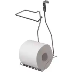 Walmart Chrome Over the Tank 2 Slots Toilet Tissue Paper Holder Organizer for Bathroom Storage offer