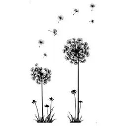 Walmart DBYLXMN Black Dandelion Flower Tree Large Removable Home Wall Decal S Wall Stickers Baby Boy offer