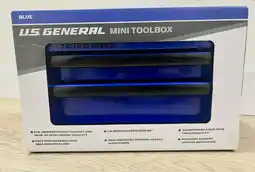 Walmart Mini Steel Toolbox U.S. GENERAL offer