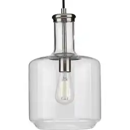 Walmart Progress Lighting P500230 Latrobe 9 Wide Mini Pendant - Nickel offer