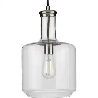 Walmart Progress Lighting P500230 Latrobe 9 Wide Mini Pendant - Nickel offer