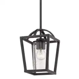 Walmart Mercer Mini Pendant in Matte Black offer