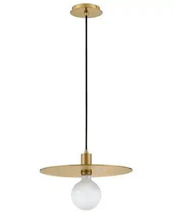 Walmart Lark 83887 Lulu 10 Wide Mini Pendant - Brass offer