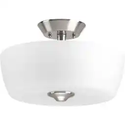 Walmart Progress Lighting - Two Light Semi-Flush Mount - Close-to-Ceiling - Leap offer