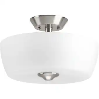 Walmart Progress Lighting - Two Light Semi-Flush Mount - Close-to-Ceiling - Leap offer