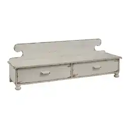 Walmart Park Designs Distressed White Counter Shelf offer