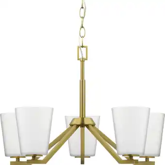 Walmart Progress Lighting - Vertex - 5 Light Chandelier In Contemporary Style-15.25 offer