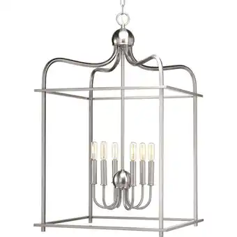 Walmart Progress Lighting - Six Light Foyer Pendant - Pendants - Assembly Hall offer