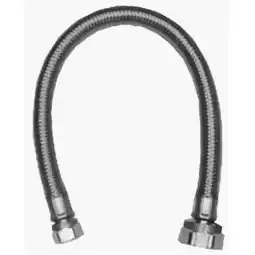 Walmart Homewerks 7223-16-38-2 Faucet Supply Line 3/8 Compression T X 1/2 D FIP 16 Braided Stainless Steel offer