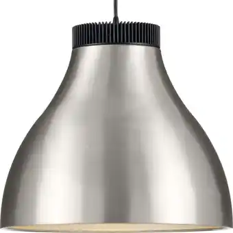 Walmart Radian LED Collection Modern Brushed Nickel Metal Pendant offer