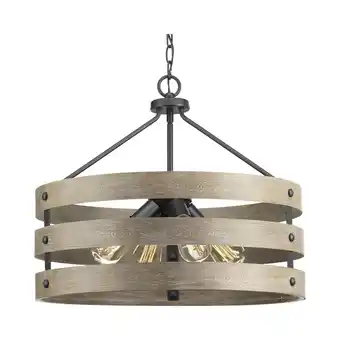 Walmart Gulliver Collection Four-Light Graphite Coastal Pendant Light offer