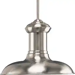 Walmart Progress Lighting P5024-09 Brookside Large Pendant, Brushed Nickel offer