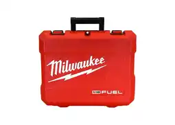 Walmart Milwaukee Water-Resistant Hard Plastic Tool Box 17.00 x 14.25 x 5.75, Red offer