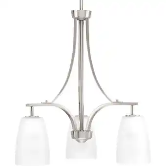 Walmart Progress Lighting P400042 Leap 3 Light 21 Wide Chandelier - Nickel offer