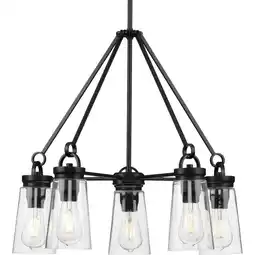 Walmart P400243-031-Progress Lighting-Stockbrace - 5 Light Chandelier -Traditional Installation offer