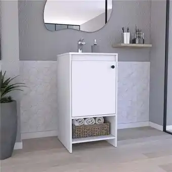 Walmart Depot E-Shop Braavos Bathroom Vanity, White offer