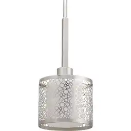 Walmart Progress Lighting Mingle Brushed Nickel Pendant Mini-pendant Light w/ 1 Light 100W - P5038-09 offer