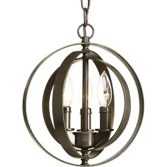 Walmart Progress Lighting P5142-20 Equinox Pendant Light, Antique Bronze offer