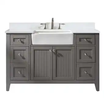 Walmart Design Element Burbank 54 Single Vanity in Gray offer