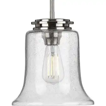 Walmart Progress Lighting P500238 Winslett 9 Wide Mini Pendant - Nickel offer