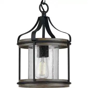 Walmart Progress Lighting P500234 Brenham 10 Wide Pendant - Black offer