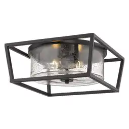 Walmart Mercer Flush Mount in Matte Black offer