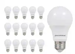 Walmart Sylvania Everyday LED Light Bulbs, A19 100-Watt, Daylight, E26, 16 pack - Value Pack offer