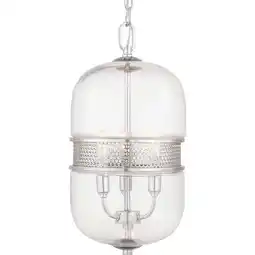 Walmart Progress Lighting P500156 Cayce 3 Light 9 Wide Taper Candle Mini Pendant - Chrome offer