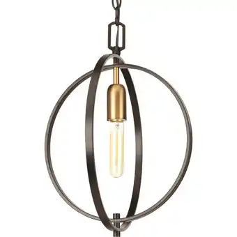 Walmart Progress Lighting P5180-20 Swing Pendant Light, Antique Bronze offer