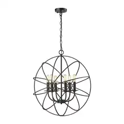 Walmart Elk Home 23-Inch Wide Yardley Chandelier, Transitional, Oiled Bronze offer