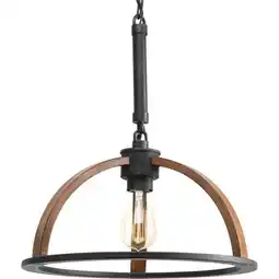 Walmart Progress Lighting P5152 Trestle 1 Light 14 Wide Pendant - Gilded Iron offer