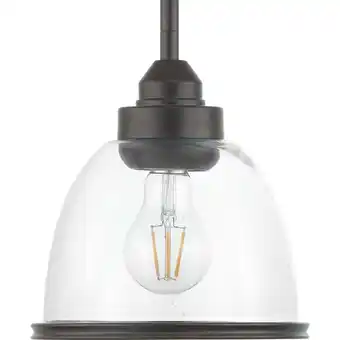 Walmart Progress Lighting P500137 Saluda 1 Light 7 Wide Mini Pendant - Bronze offer